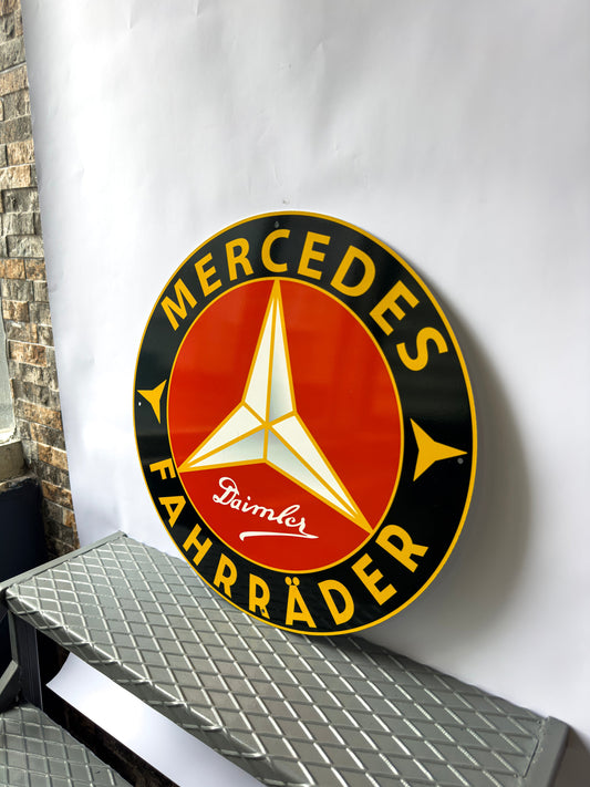 Mercedes Benz Fahrrader - Garage Metal Tabela