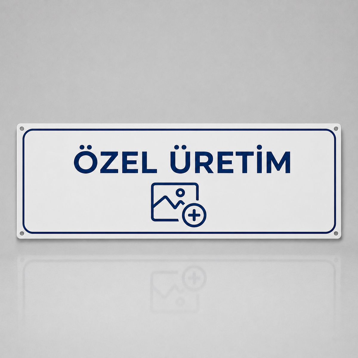 Kişiye Özel Büyük Boy Dikdörtgen Tabela