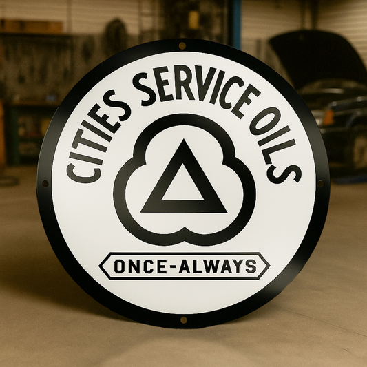 CITIES Service OILS Once - Always Metal Tabela