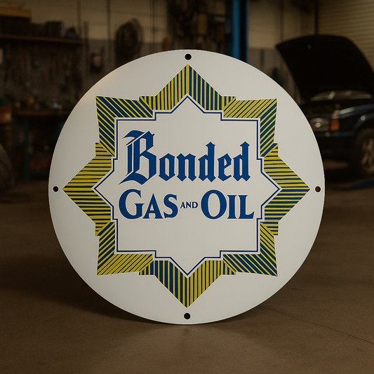 BONDED GAS AND OIL Metal Tabela