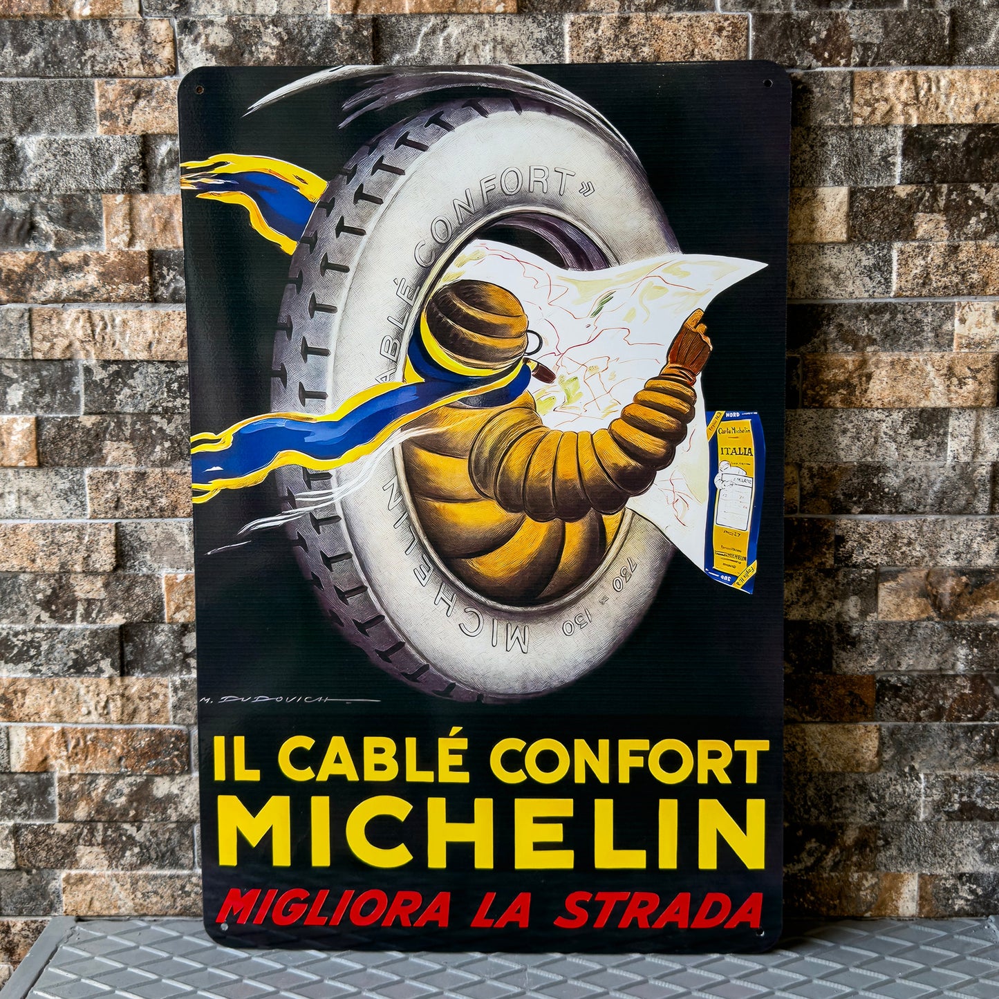Michelin Bibendum Man Metal Tabela