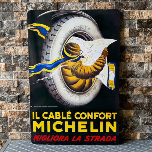 Michelin Bibendum Man Metal Tabela