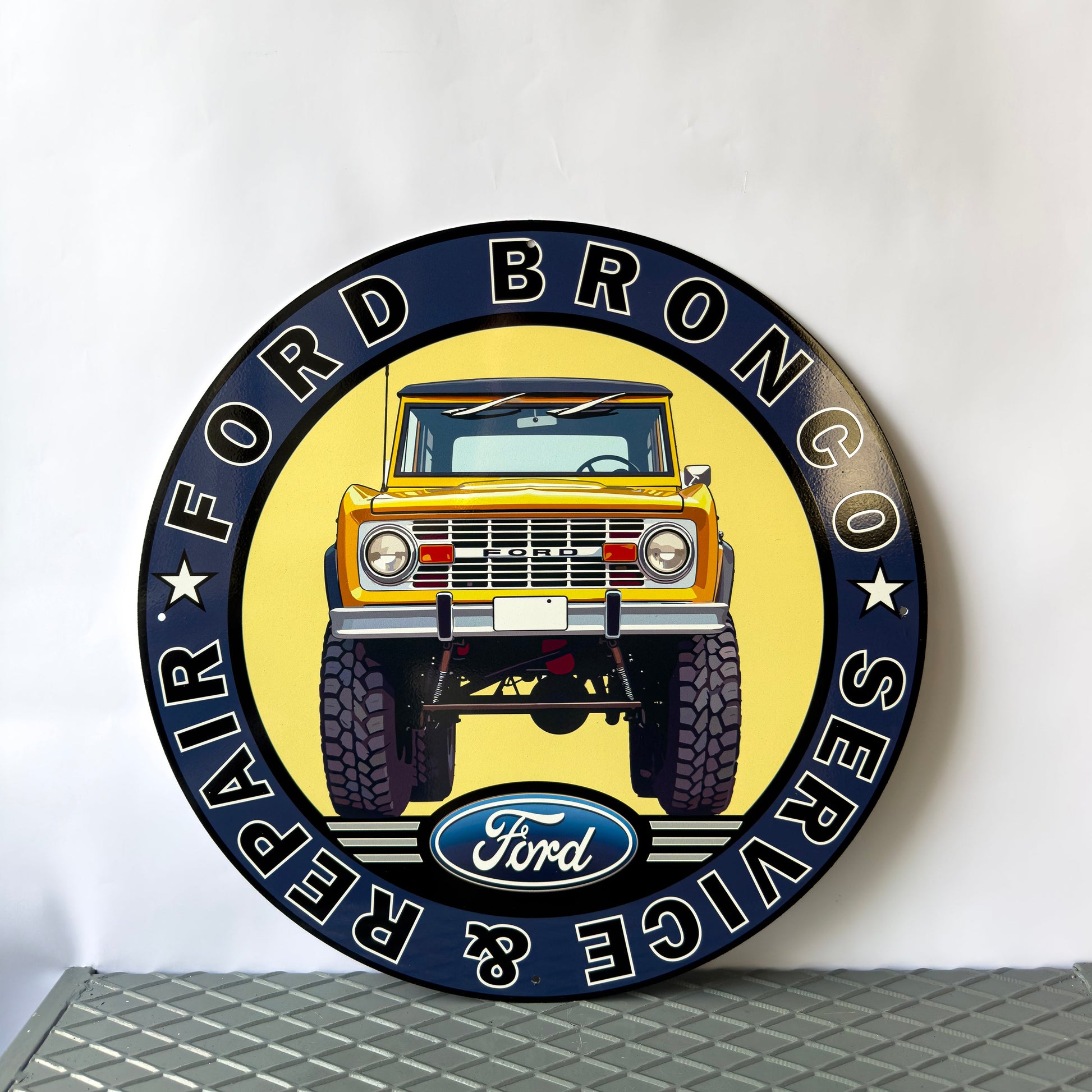 Ford Bronco Service Metal Tabela