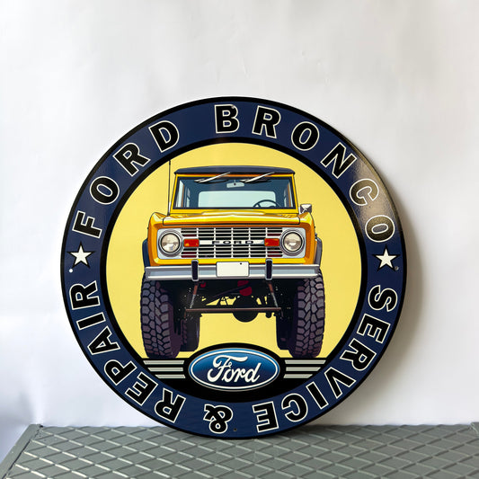 Ford Bronco Service Metal Tabela