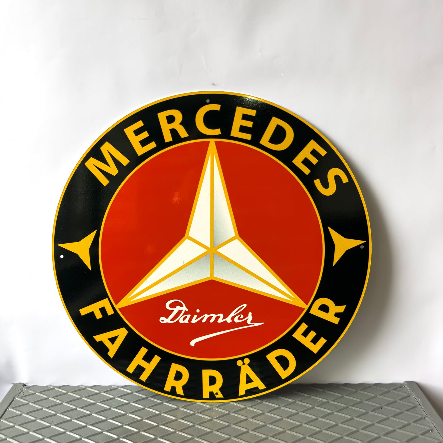 Mercedes Benz Fahrrader - Garage Metal Tabela