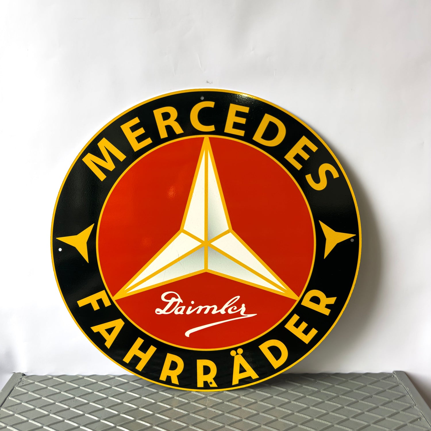 Mercedes Benz Fahrrader - Garage Metal Tabela