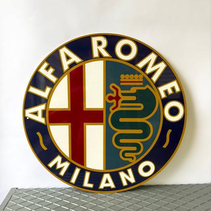 Alfa Romeo MILANO Metal Tabela