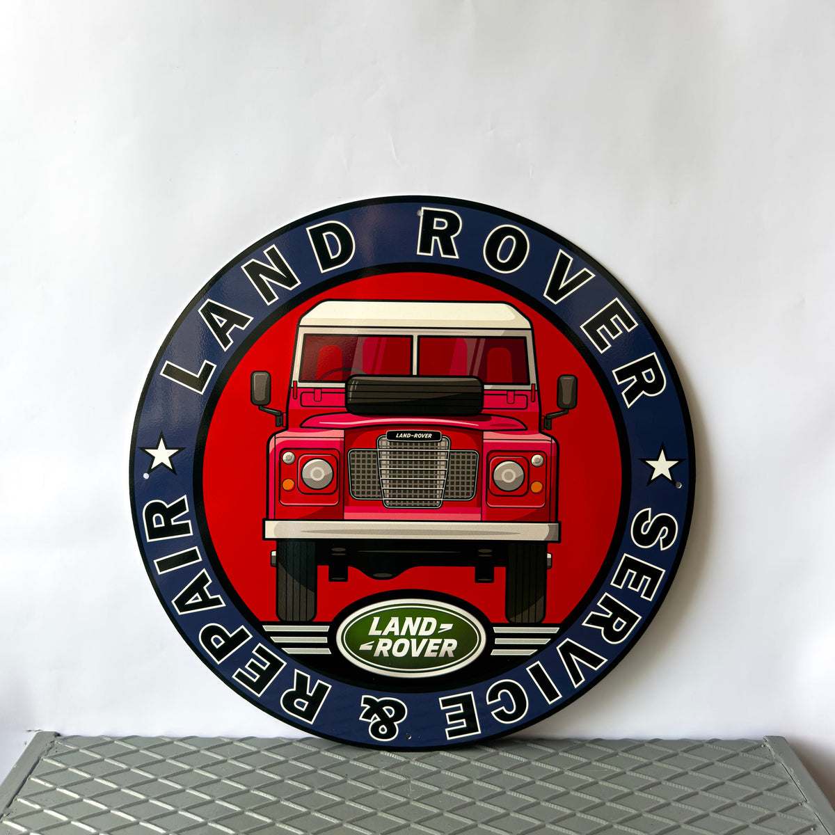 Land Rover Metal Tabela