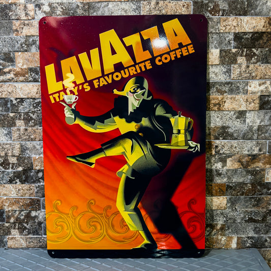 Lavazza Vintage Coffee Metal Tabela