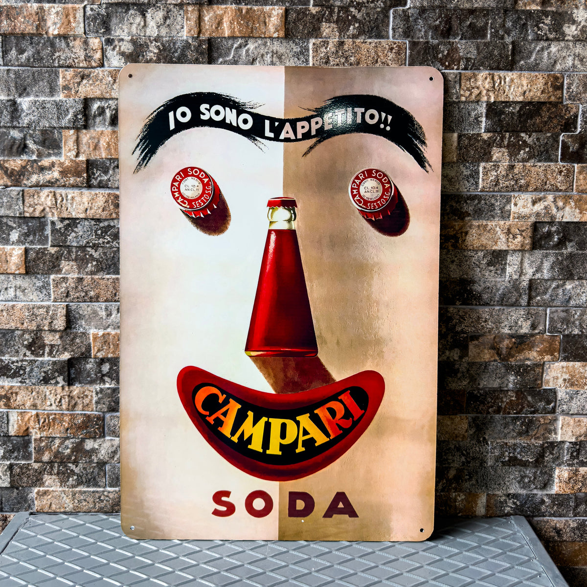 Campari Soda Metal Tabela