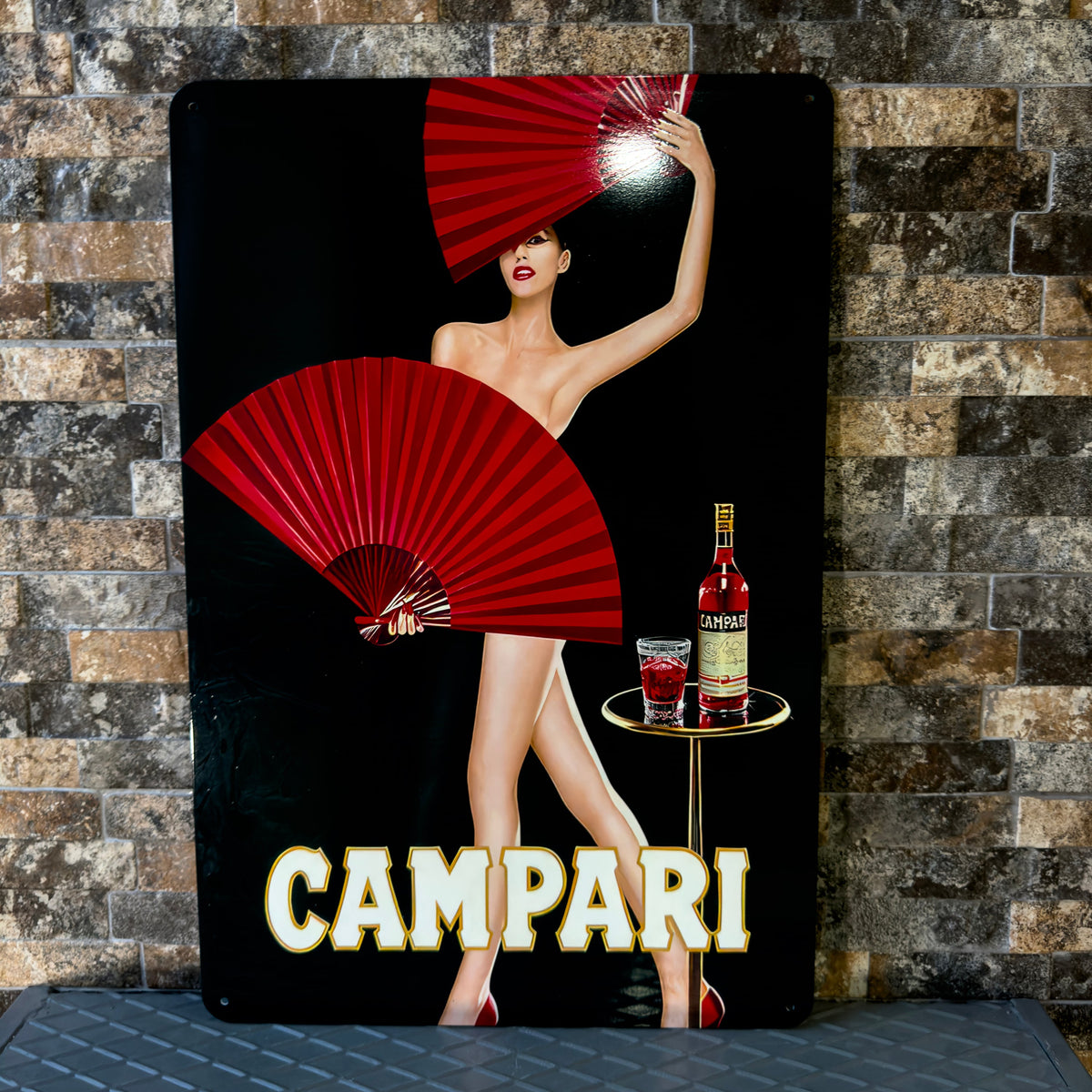 Campari - Italian Liqueur Metal Tabela