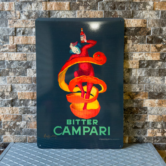 Bitter Campari Metal Tabela