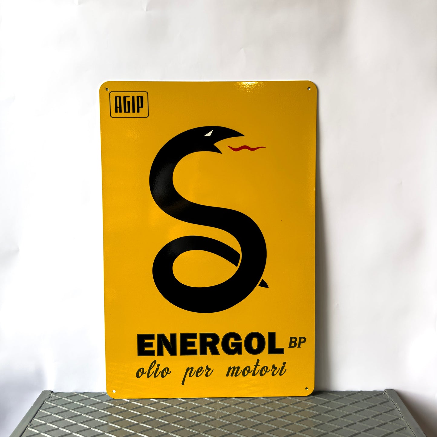 BP Agip Energol Motor Oil Metal Tabela