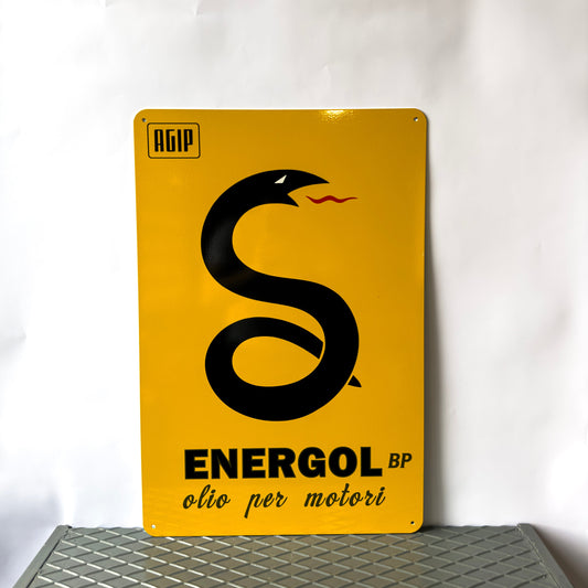BP Agip Energol Motor Oil Metal Tabela
