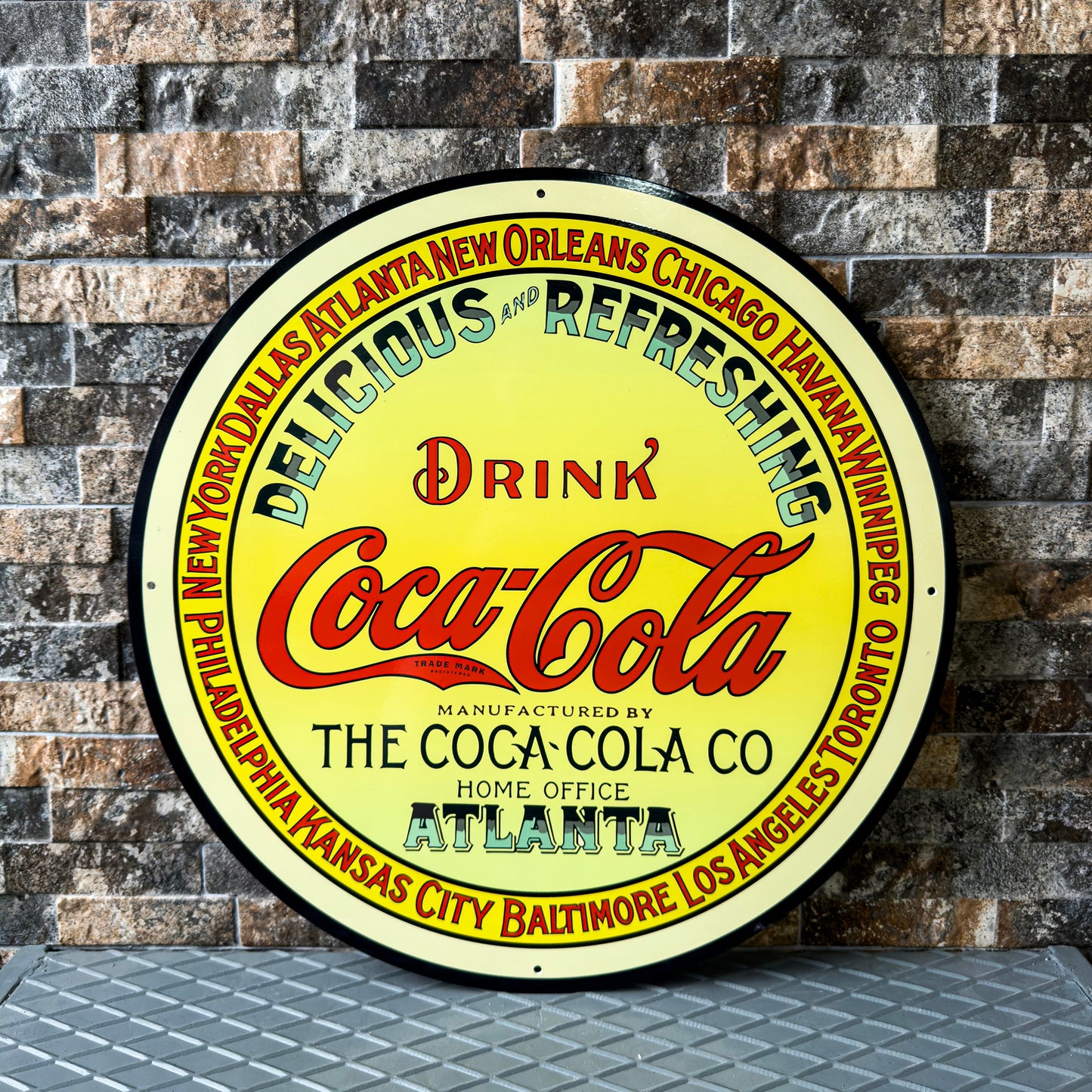 Coca Cola - Bar Metal Tabela