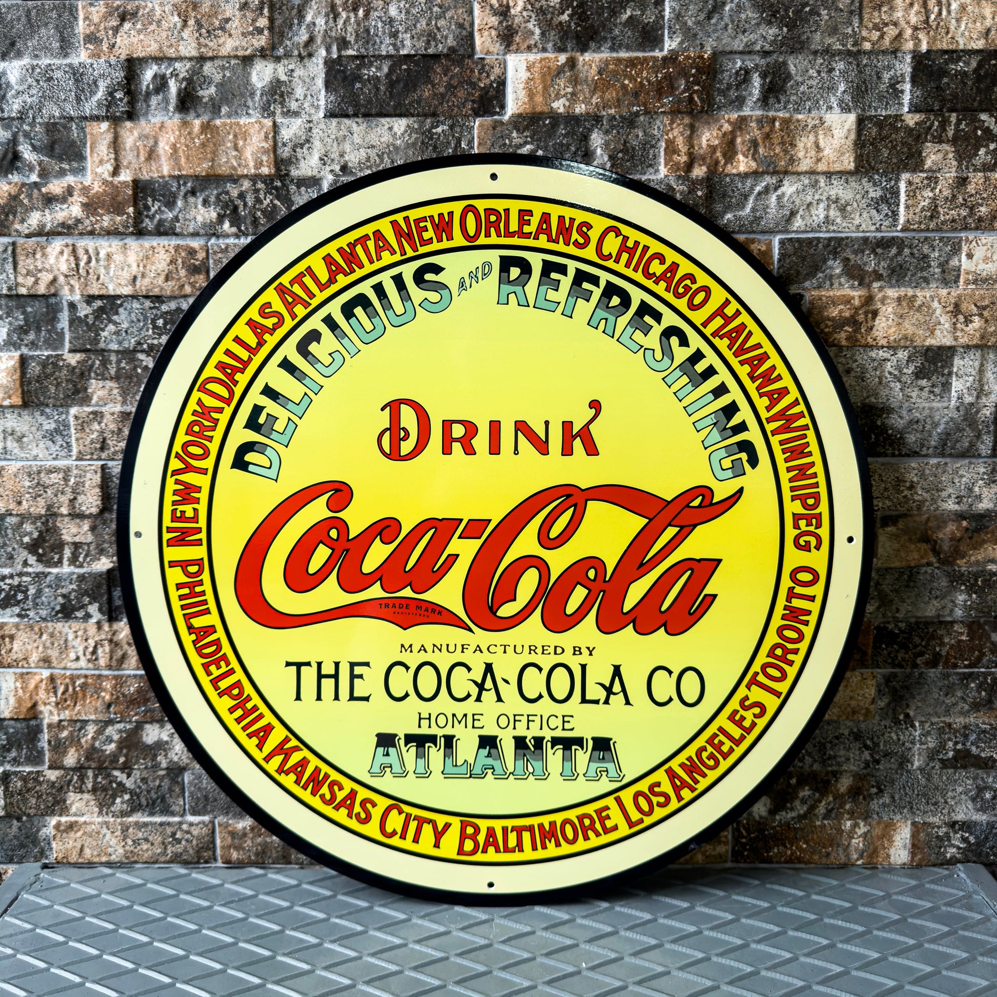 Coca Cola - Bar Metal Tabela