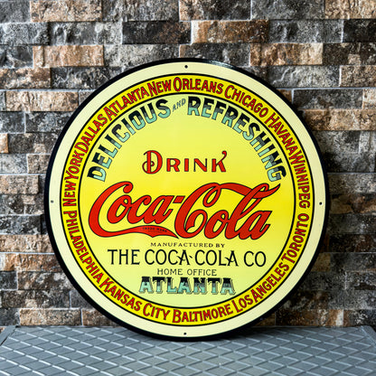 Coca Cola - Bar Metal Tabela