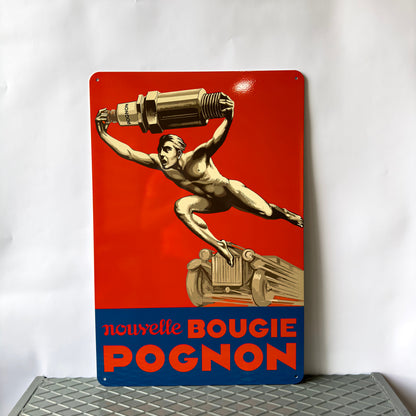 Bougie Pognon - Garage Metal Tabela