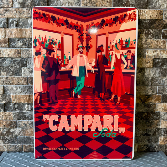 Campari Soda Metal Tabela