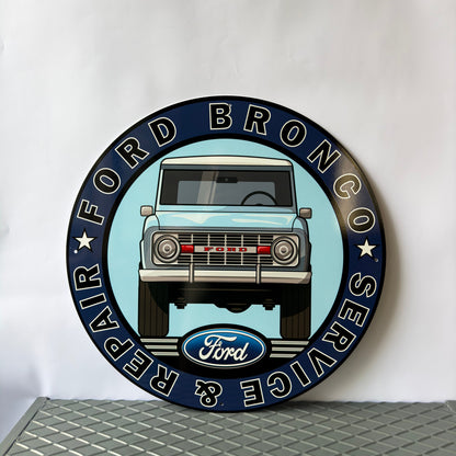 Ford Bronco Service Metal Tabela