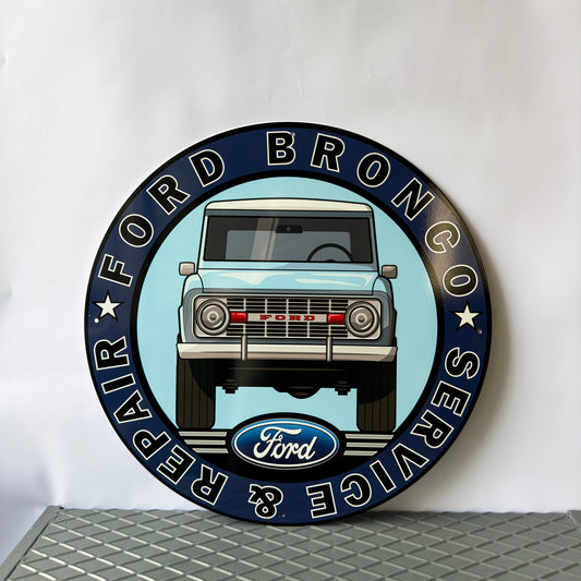 Ford Bronco Service Metal Tabela