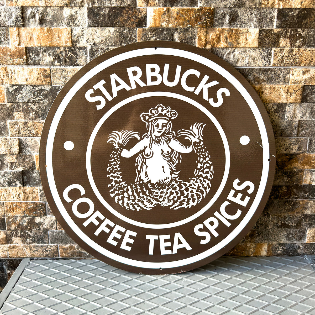 Starbucks 1975 Metal Tabela