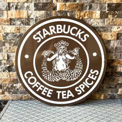 Starbucks 1975 Metal Tabela