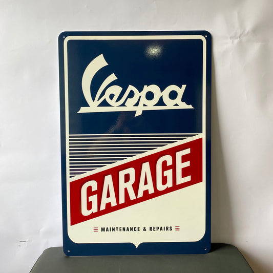 Vespa Garage Metal Tabela