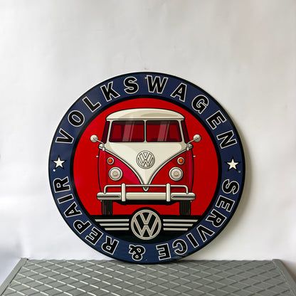 Volkswagen Camper Van Metal Tabela