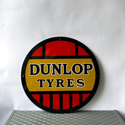 Dunlop Tyres Metal Tabela