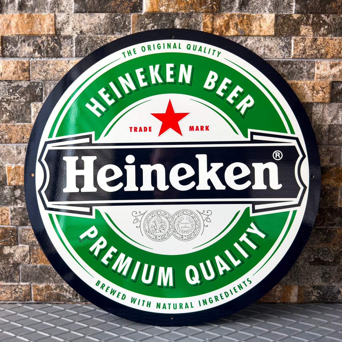 Heineken Beer - Bar Metal Tabela