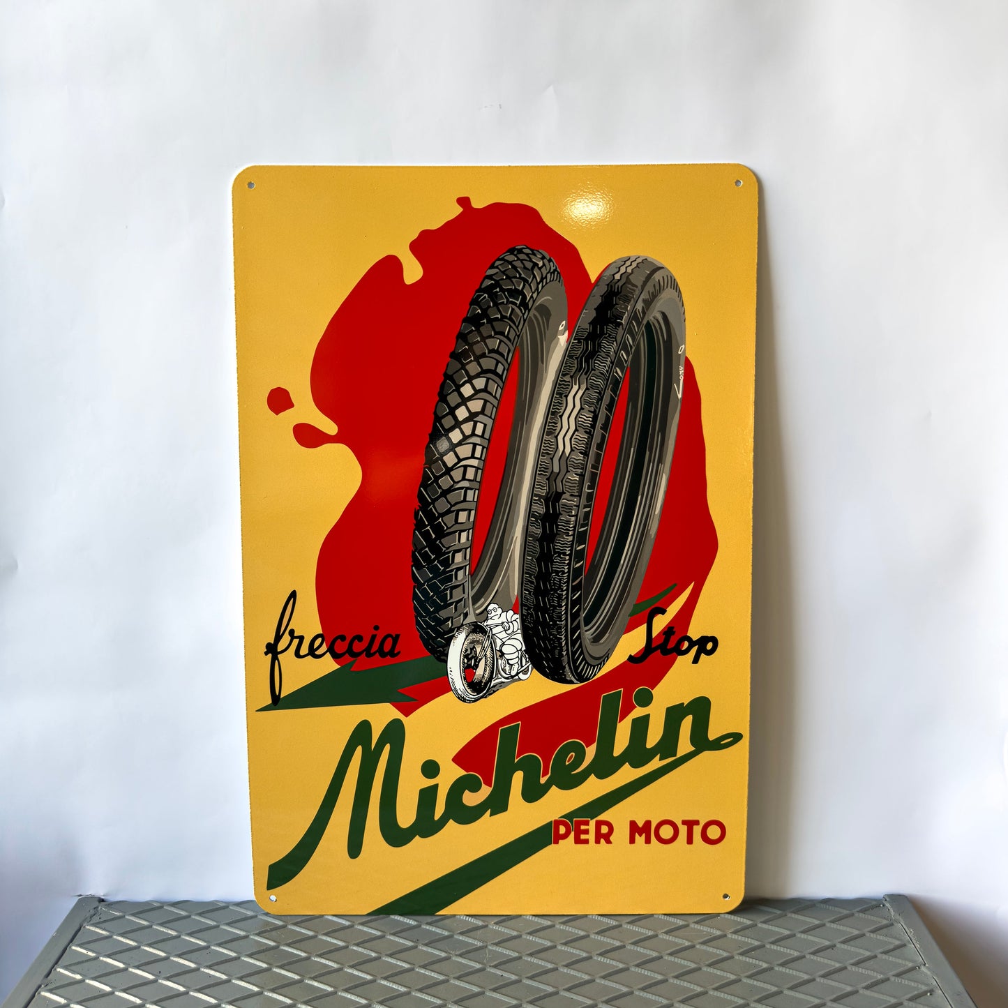 Michelin Freccia Stop Metal Tabela