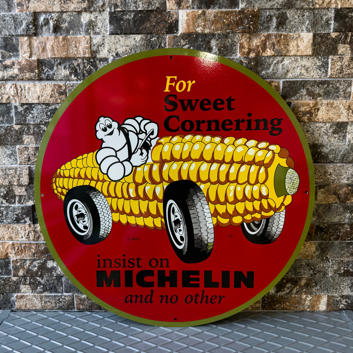 Michelin Tyres Metal Tabela