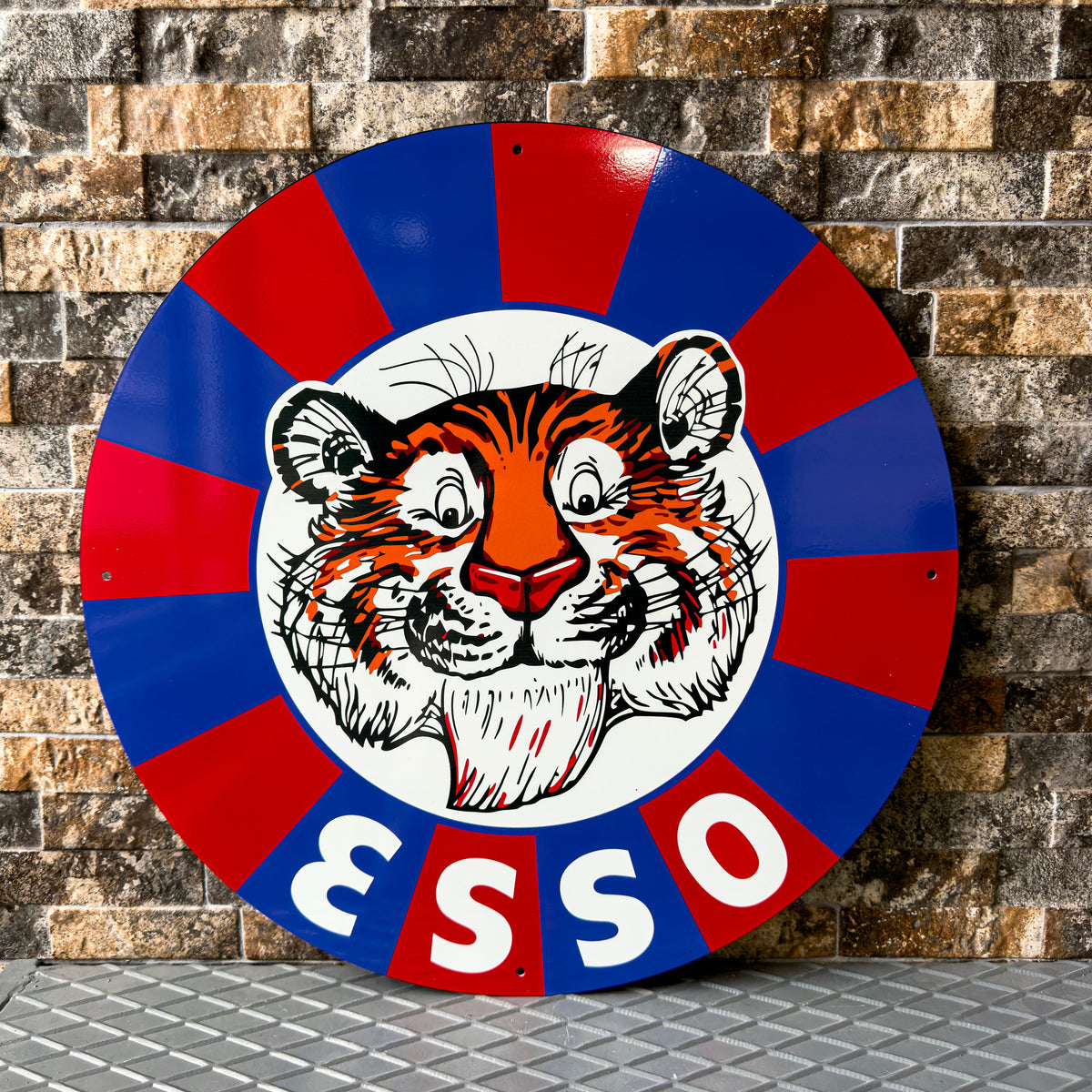 Esso Tiger Motor Oil Metal Tabela