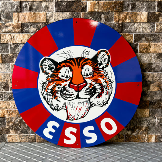 Esso Tiger Motor Oil Metal Tabela