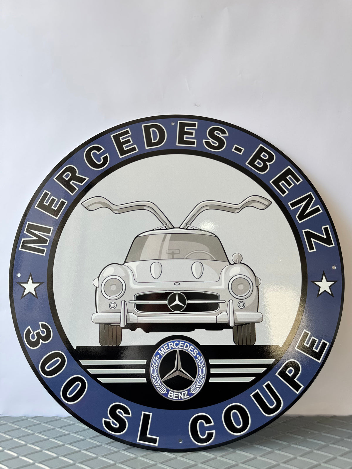 Mercedes Benz 300 SL Coupe Metal Tabela