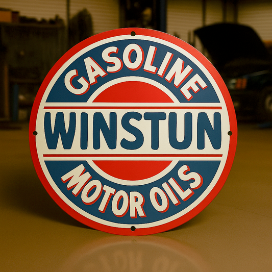 Winstun Gasoline Motor Oil Metal Tabela