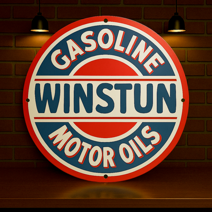 Winstun Gasoline Motor Oil Metal Tabela