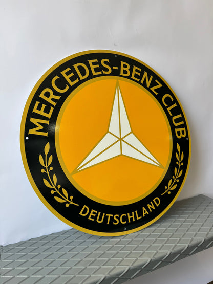Mercedes Benz Club - XL Man Cave Metal Tabela