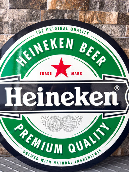 Heineken Beer - Bar Metal Tabela