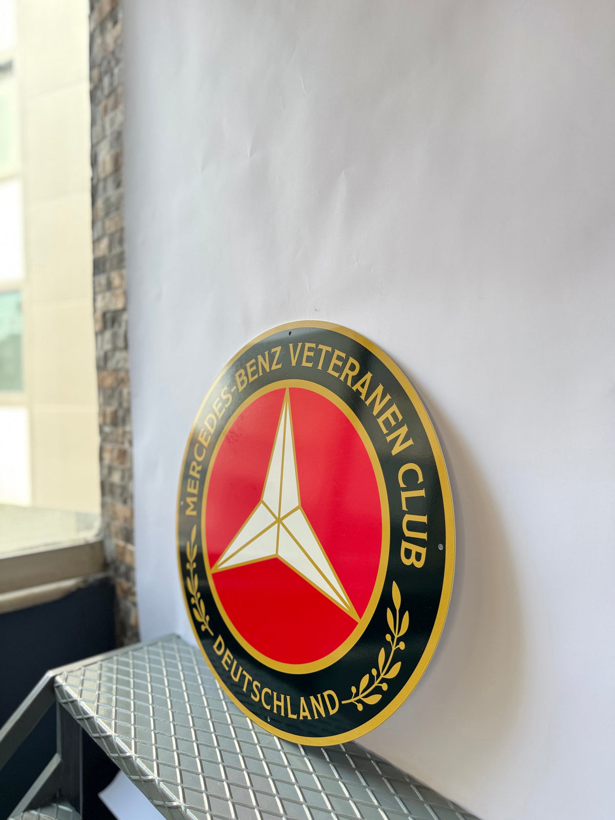 Mercedes Benz Veteranen Club Metal Tabela