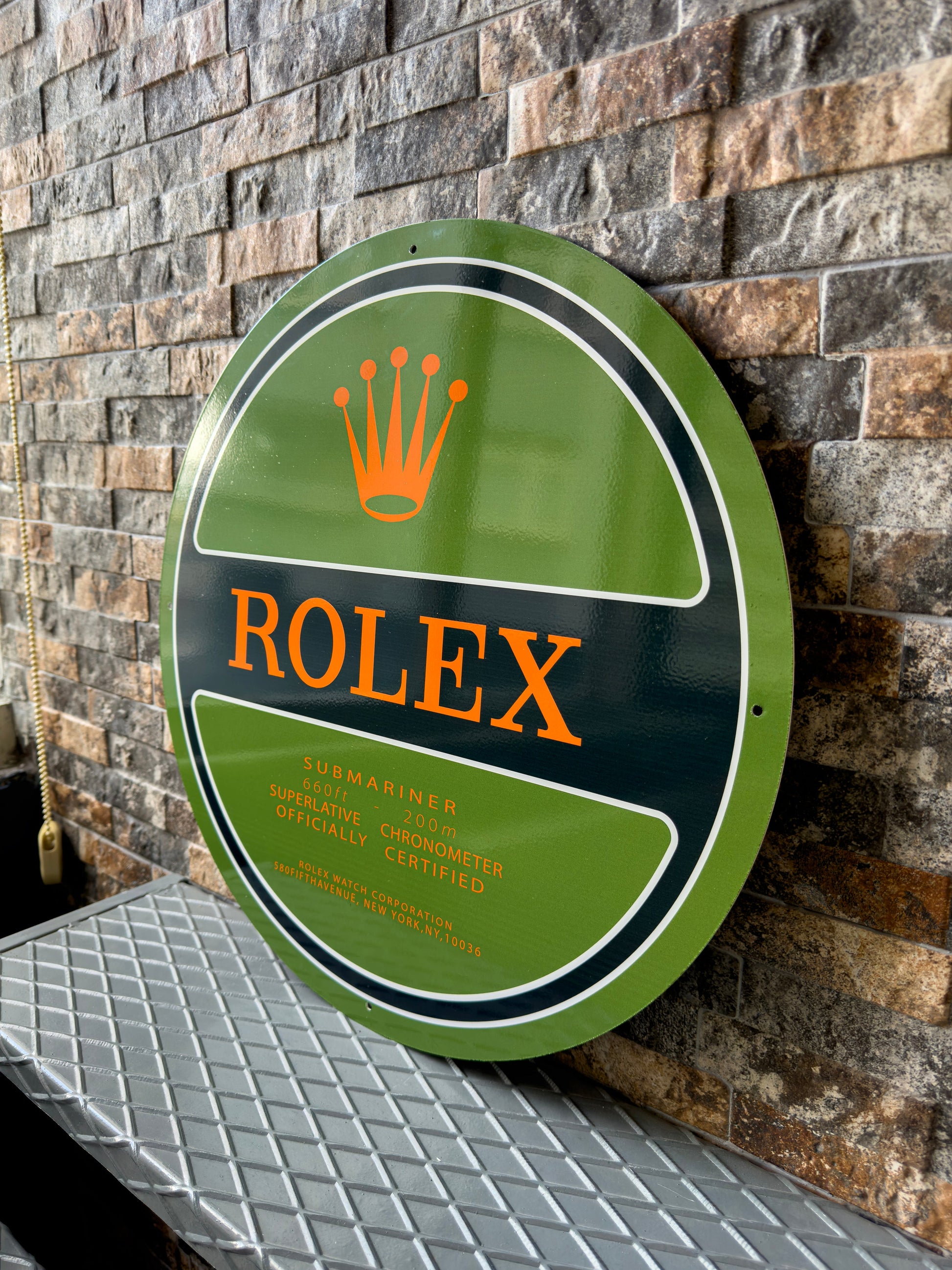 Rolex Submariner Green - Bar, Garage Metal Tabela