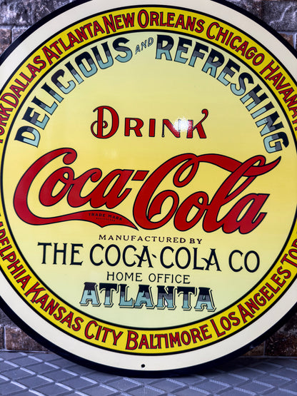 Coca Cola - Bar Metal Tabela