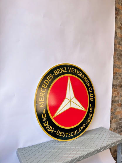 Mercedes Benz Veteranen Club Metal Tabela