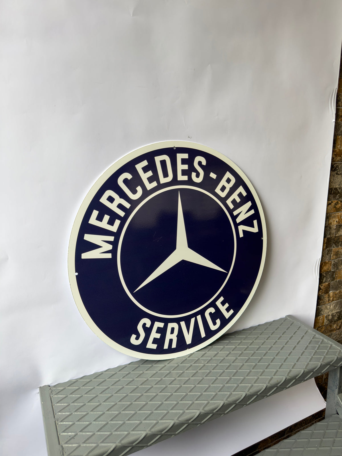 Mercedes Benz Service Metal Tabela