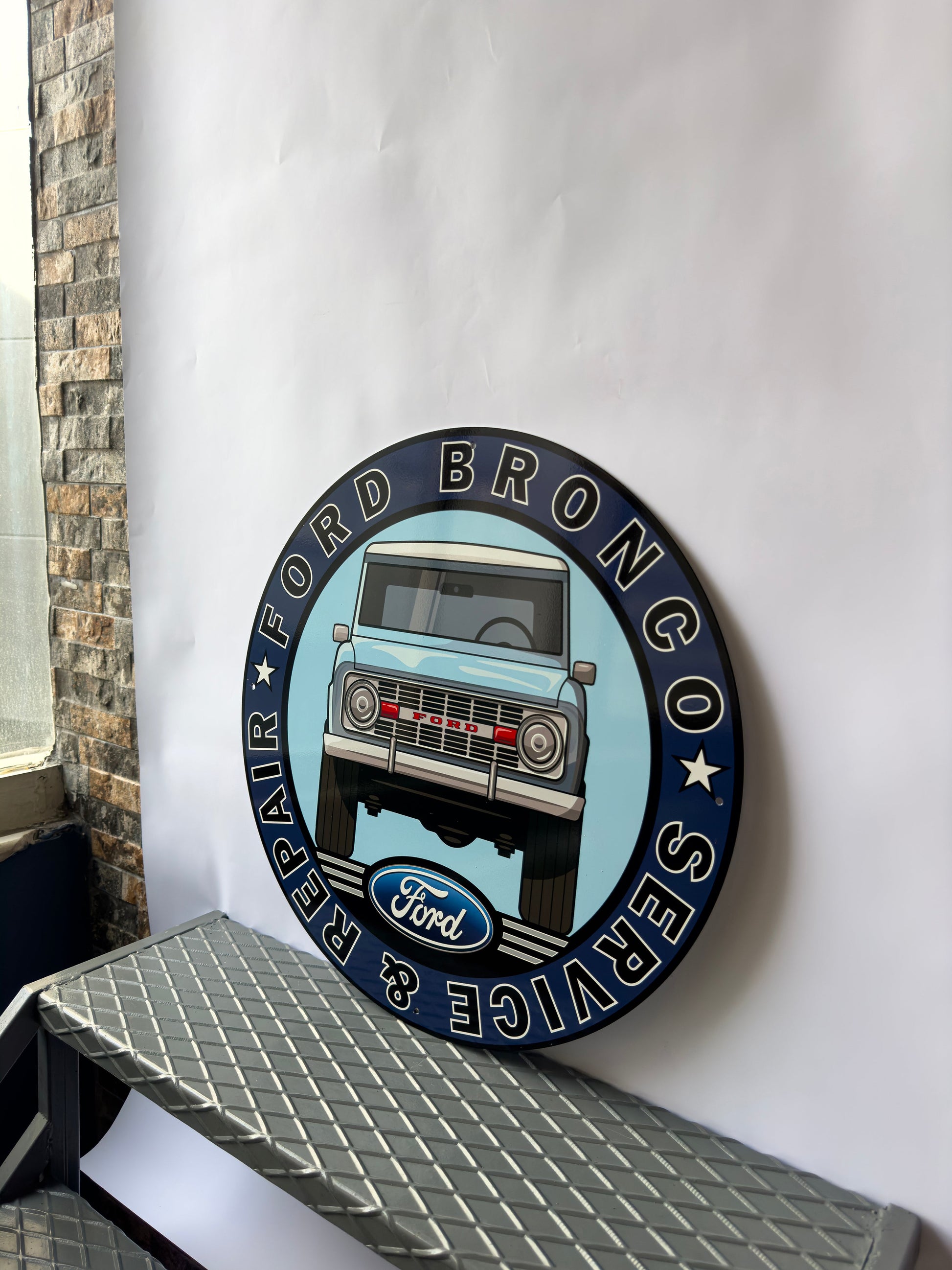 Ford Bronco Service Metal Tabela