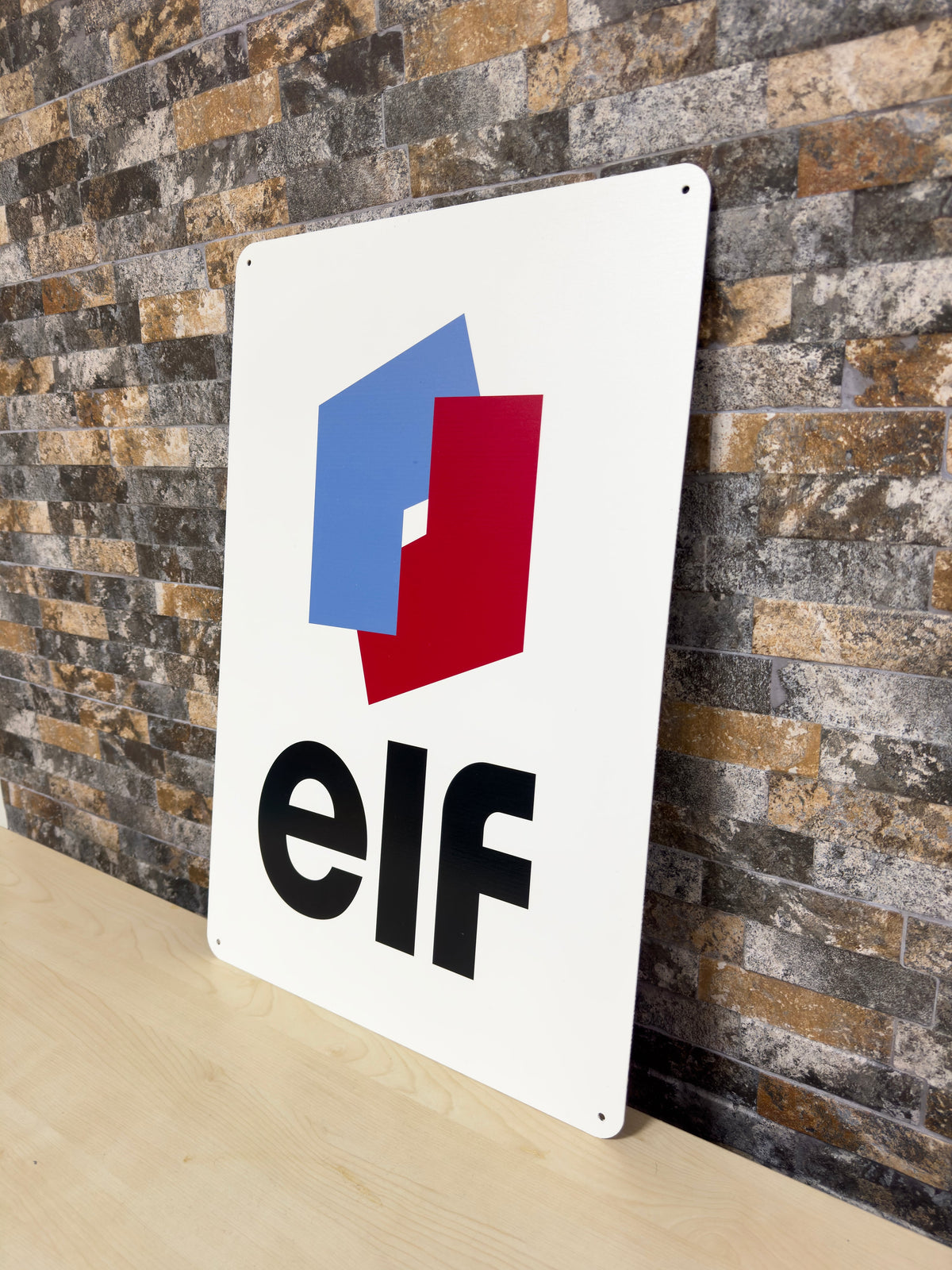 Elf French Motor Oil Metal Tabela