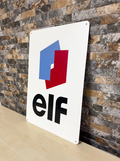 Elf French Motor Oil Metal Tabela