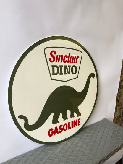 Sinclair Dino Vintage Gasoline Metal Tabela