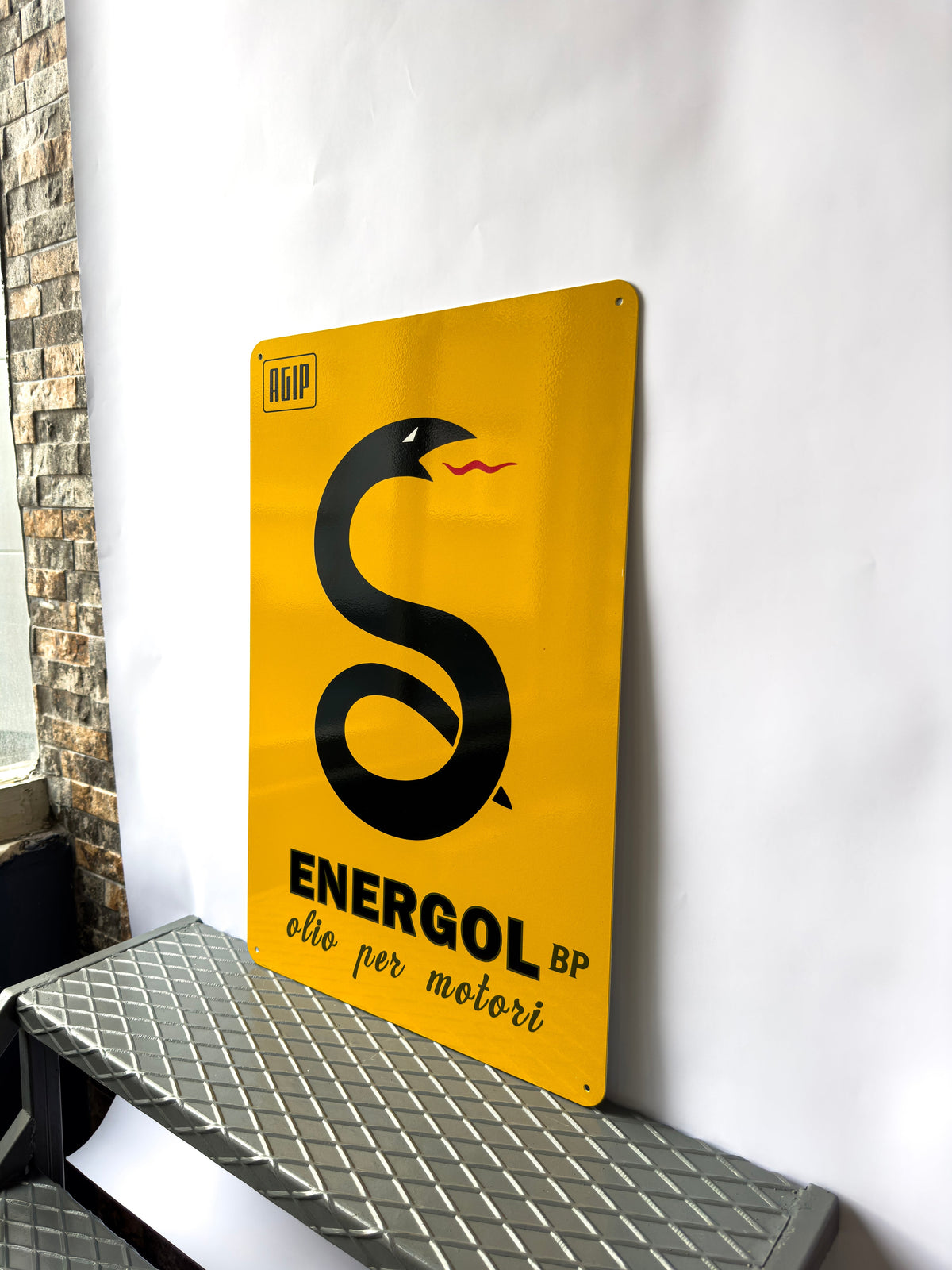 BP Agip Energol Motor Oil Metal Tabela